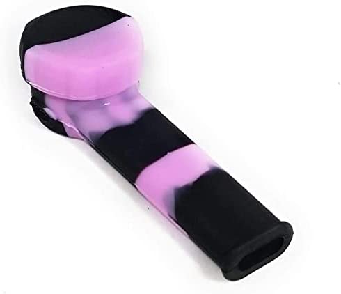 Portable Slicone Straw (Black Purple)